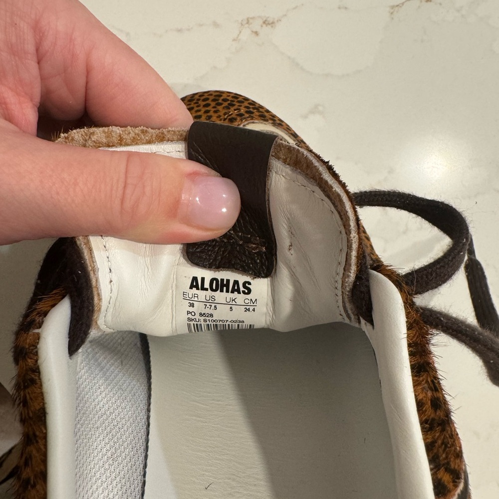 ALOHAS TB 490 Rife Sneakers | Leopard Print | Size 7 - 7.5 - Picture 7 of 7